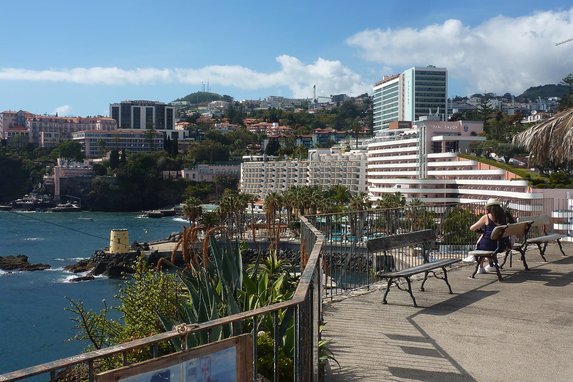 Funchal, the hotel’s city — photo by muffinn from Worcester, UK, CC BY 2.0, via Wikimedia Commons