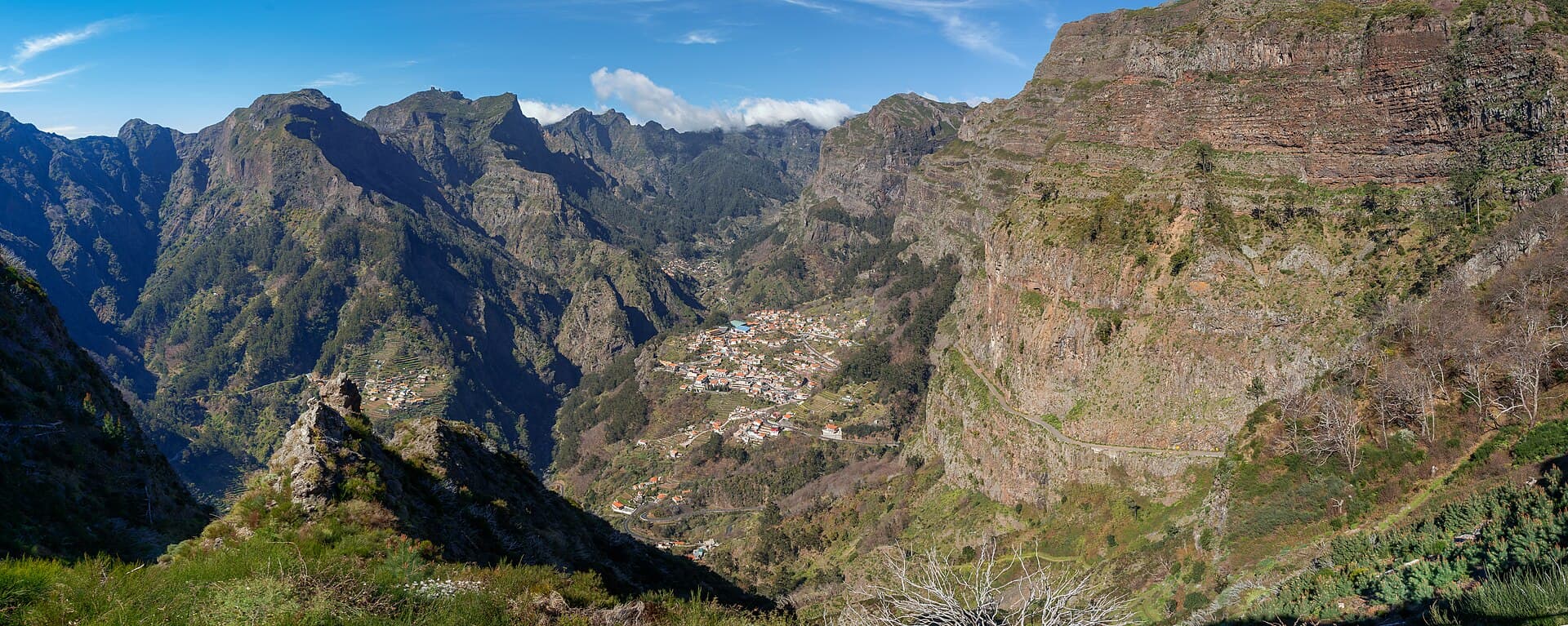 Valley of the Nuns from the hotel — photo by H. Zell, CC BY-SA 3.0, via Wikimedia Commons