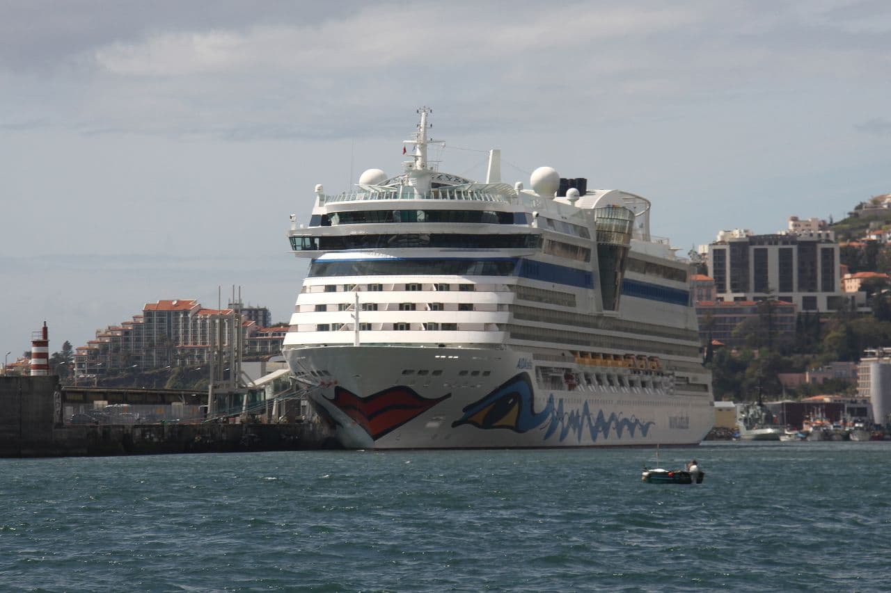 Funchal bay from the promontory — photo by Ben Salter from Wales, CC BY 2.0, via Wikimedia Commons